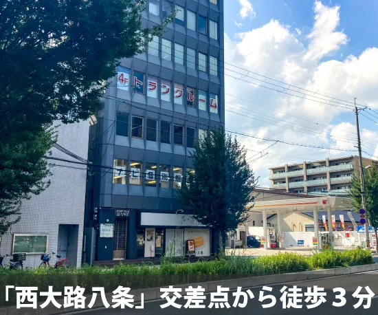 収納ピット 西大路八条北店 受付・カウンター